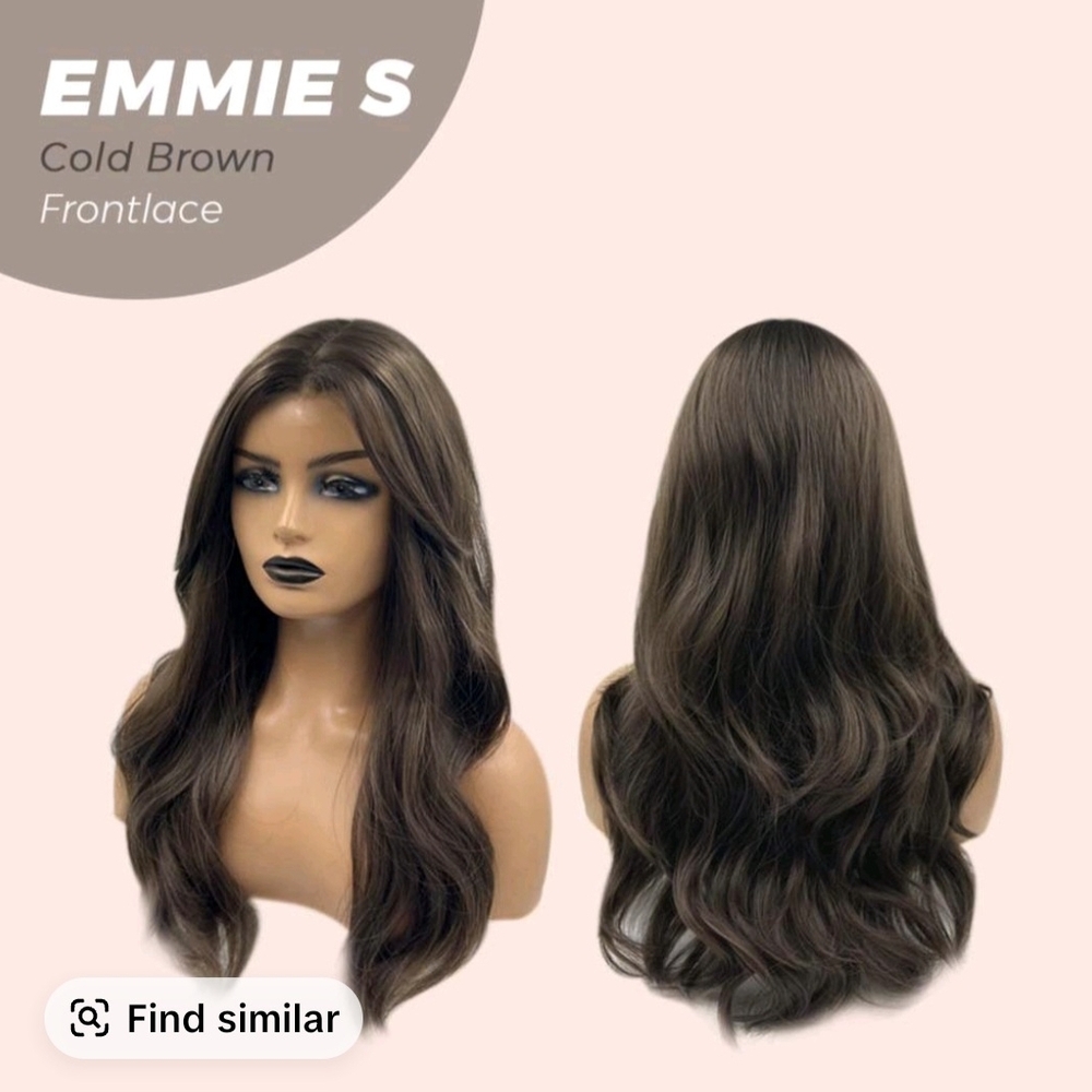 Jb Extensions Wig - Cold Brown Frontlace Wig 22 inches